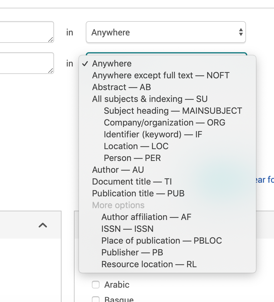 Database Search Basics – Undergraduates Write!